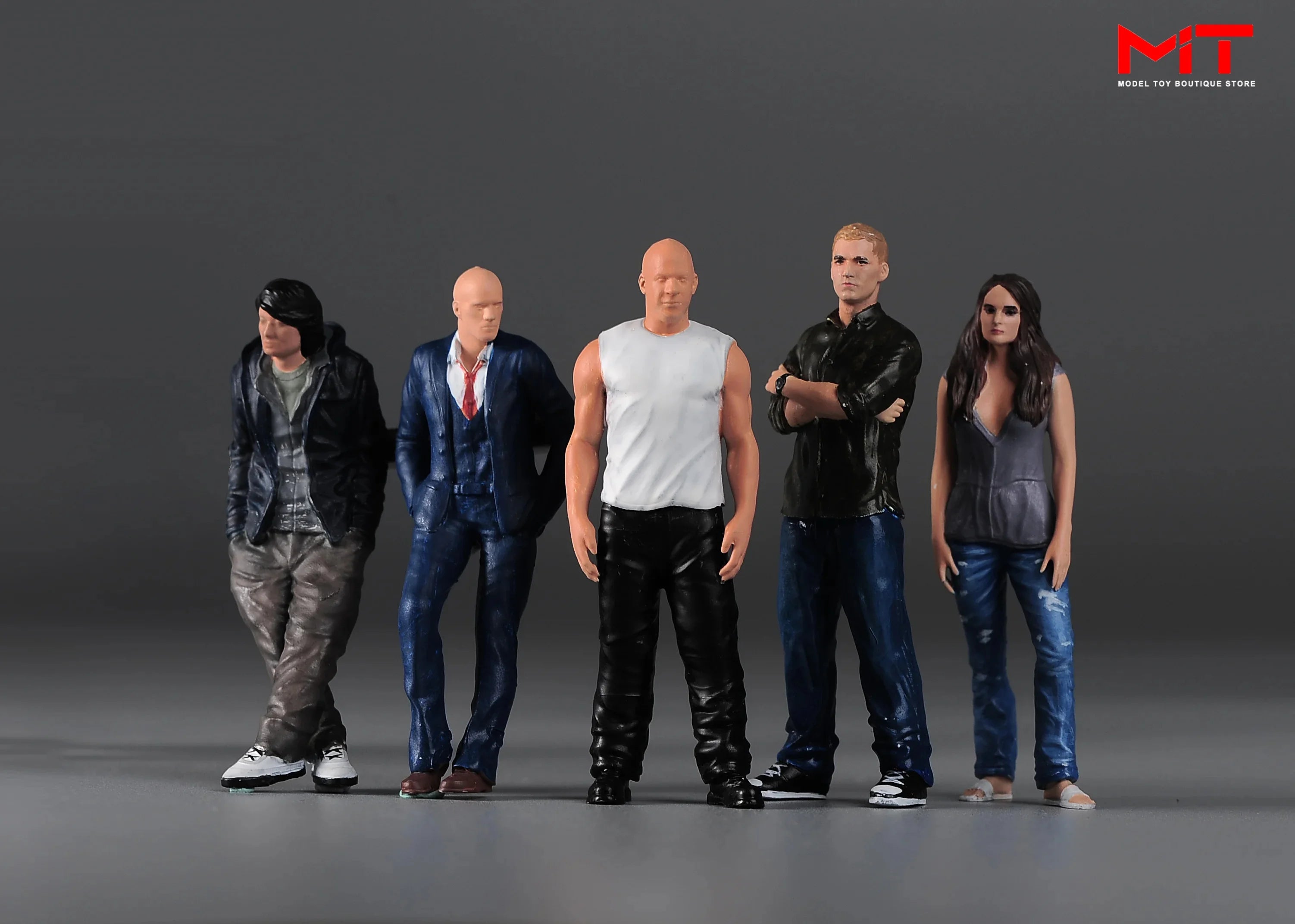 Miniatures Figures 1/87 1/64 1/43 1/24 1/18Film Characters Male Female Scene Painted/Unpainted Figurine Model DIY Creative Props