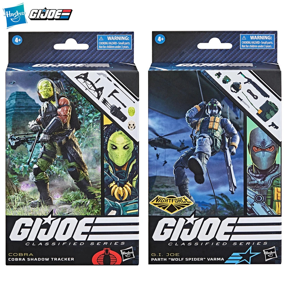 [In-Stock] Hasbro G.I. Joe Classified Series #108 Cobra Shadow Tracker & #109 Wolf Spider 15cm Action Soldier Figure Model Toys
