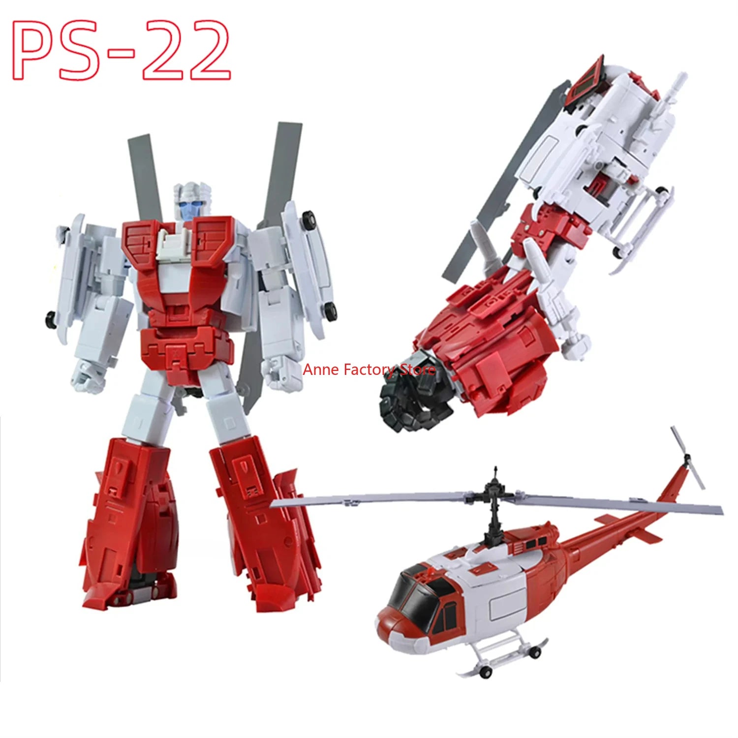 【IN STOCK NOW】Transformation Ocular Max OX Defensor PS-22 PS22 Blades Helicopter Action Figure With Box