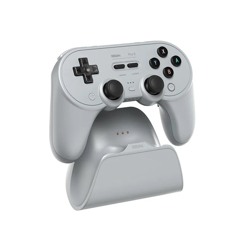 8BitDo Pro 3 Wireless Gaming Controller for Switch 1/2 Windows, Apple, with TMR Joysticks, Switchable Triggers, Swappable Button