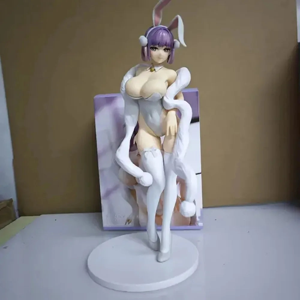 Anime Stuffed Pretty Girl AI Private Female Secretary Bunny Girl Second Round Uniform Series Desktop Case Model Ornament