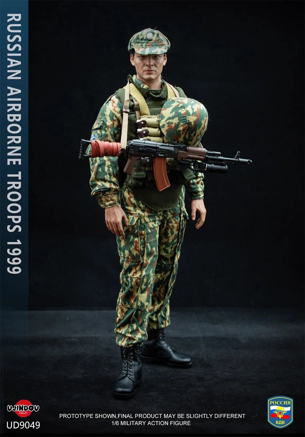 UD9049 Scale 1/6th The Russian Soldier in The Year 1999 Full Set Moveable Action Figure Toys Model About 12" For Fans Collect