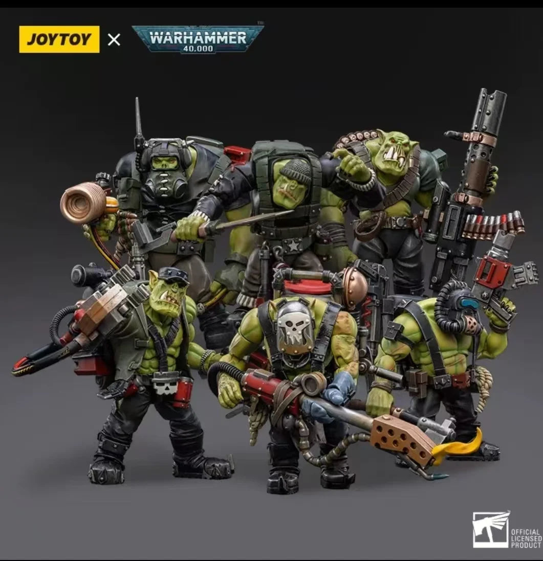 JOYTOY 1/18 Actionfigur Warhammer 40k Ork Kommandos Actionfigur Statue Modell Spielzeugsammlung Dekor Weihnachtsgeschenk