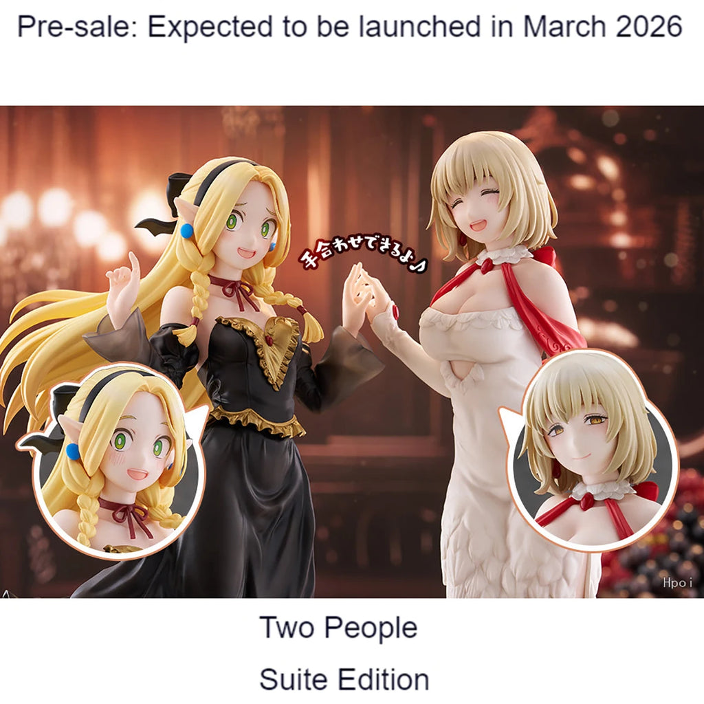 Original Genuine FuRyu Prepainted Tenitol Tall Dungeon Meshi Marcille Donato Falin Touden Dress Style Ver. H=300mm Anime Figure