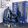 2025 New CT Toys Batman Action Figure Hush Blue Mafex 105 Black Version Bat Man Anime Figurine Model Collection Kid Toys Gifts