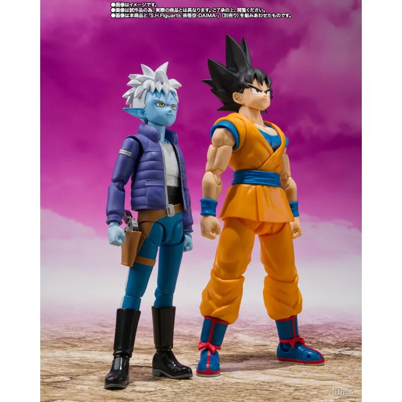 Bandai S.H.Figuarts Dragon Ball DAIMA Glorio Action Figure 13cm Movable Collectible Model PVC ABS with Replaceable Faces Hands
