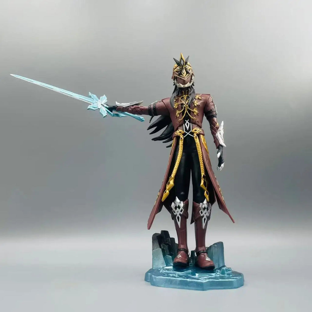 Game Genshin Impact Capitano Action Figures PVC Model Peripheral Collection Desktop Ornament Decoration Doll Toy Children Gift