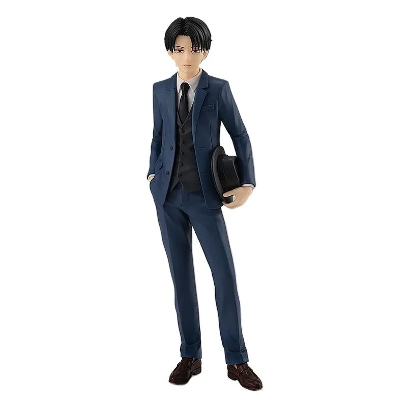 In Stock Genuine Good Smile Company Shingeki No Kyojin The Final Season Levi Pop Up Parade Suit Ver Anime Figure Garage Kit