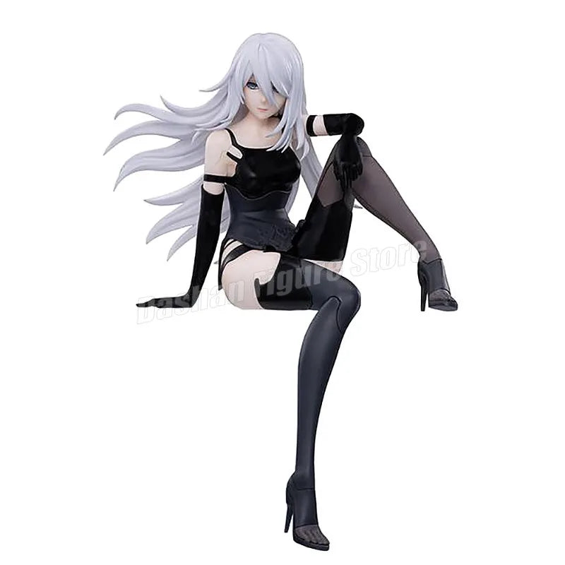 Anime NieR:Automata YoRHa A Nr. 2 Typ B Actionfigur Nudelstopper 2B 9S Sitzhaltung Figuren Sammlung Figuren Modell Spielzeug