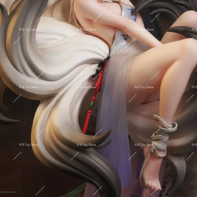 In Stock Fox Mo Li Anime Figure, 25cm Collectible Doll, Original Anime Model, Adorn Gift, 1/7