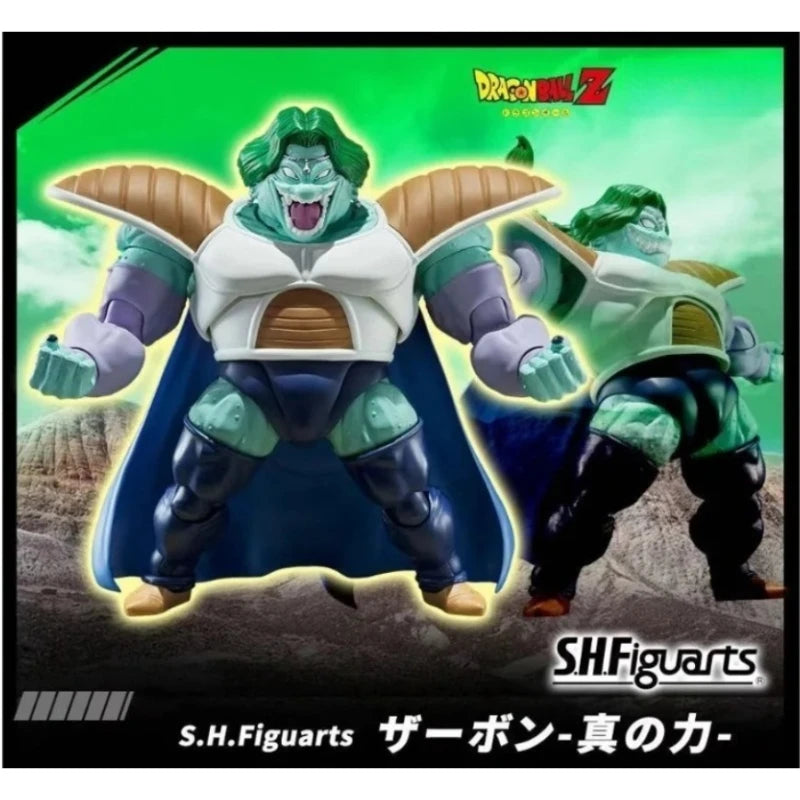 Original Bandai S.H.Figuarts Zarbon True Power Figure from Dragon Ball Z Figure Anime Action Model Figurals Brinquedos Toys AS