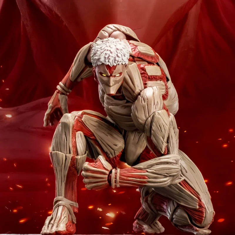 НОВИ Kaiyodo Armored Titan Movable Model Toys Revoltech НЕВЕРОЯТНИ YAMAGUCHI Yoroi No Kyojin Attack on Titan Аниме Фигурки Играчка Подарък