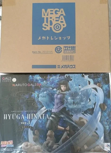 In Stock Megahouse GALS series NARUTO Shippuden Hyuuga Hinata New Original Anime Figure Model Toy Action Figures Collection Doll