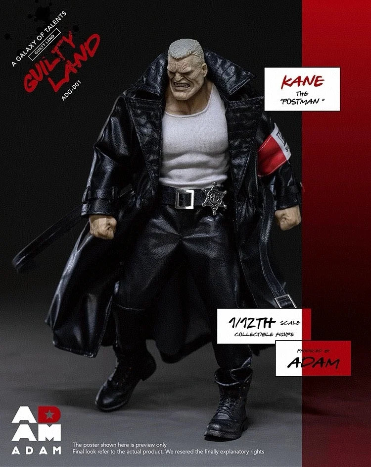 【MT】Original ADAM ADG 001 City Of Ultimate Evil Postman Kane 1/12 Action Figure Model Collection