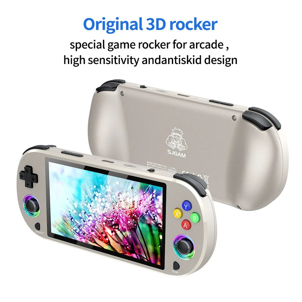 Retro-Handheld-Spielkonsole M22pro HD 1920 * 1080 5,0-Zoll-IPS-Display unterstützt LINUX für tragbaren PSP-Taschenvideoplayer 