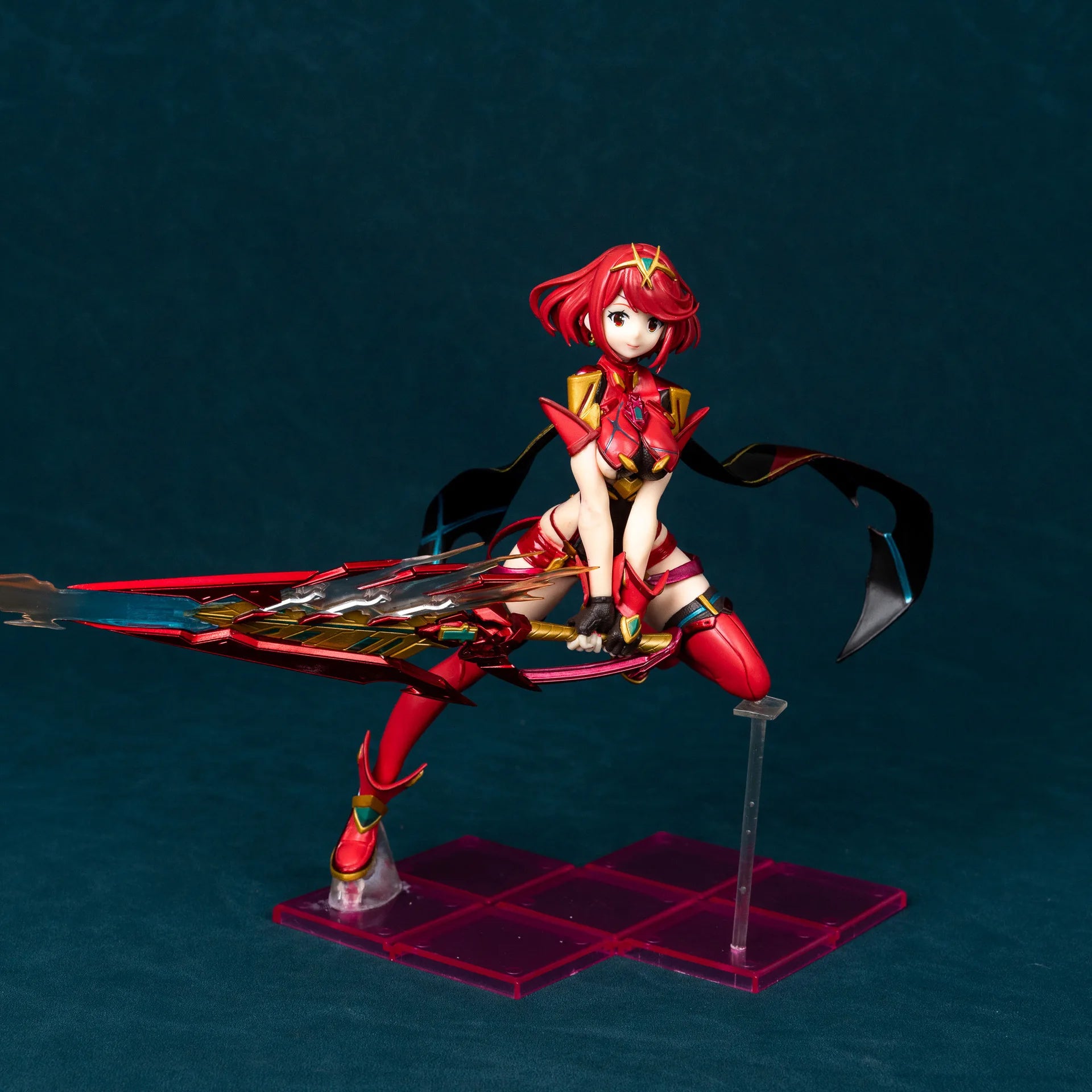 22 см Xenoblade Chronicles 2 Pyra and Mythra Game Girl Фигура Модел Статуя Момчета Колекция Декорация за плот Орнамент Играчки Подаръци