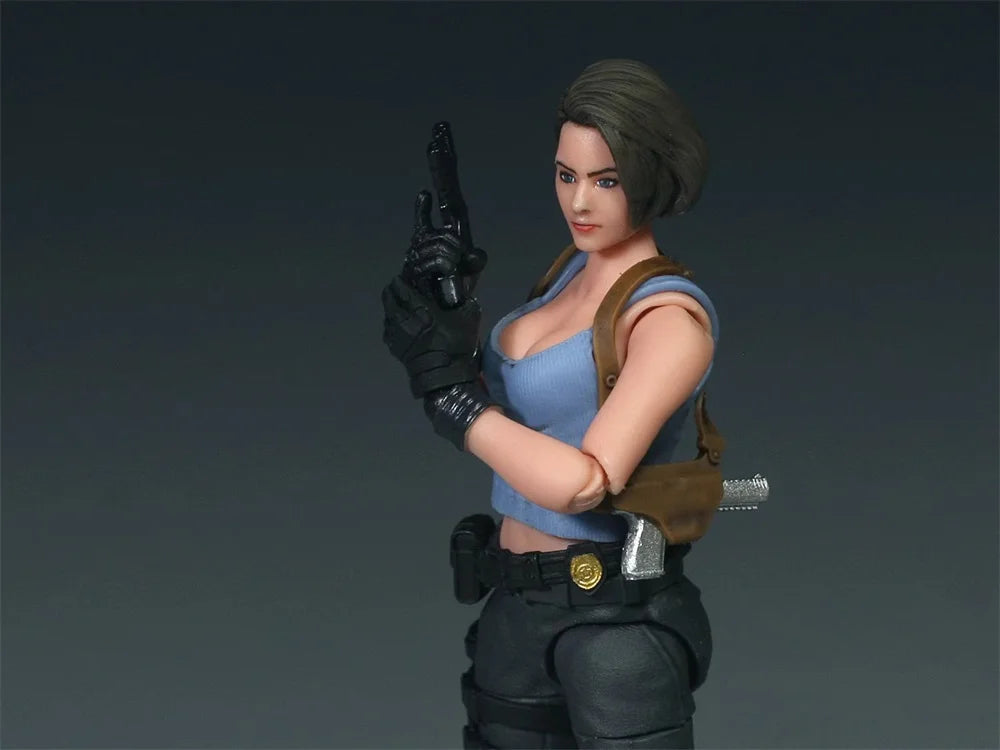 1/18 Acid Rain Residents of the Female Charactor Player Female Soldier Doll with Weapons Full Set About 3.75" For Fans Collect