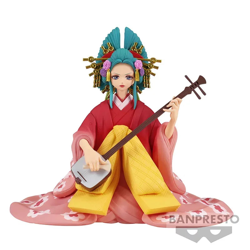 Bandai Original BANPRESTO Anime One Piece Kozuki Hiyori Figuren DXF DIE GRANDLINE DAME EXTRA KOMURASAKI PVC Action Figure Spielzeug