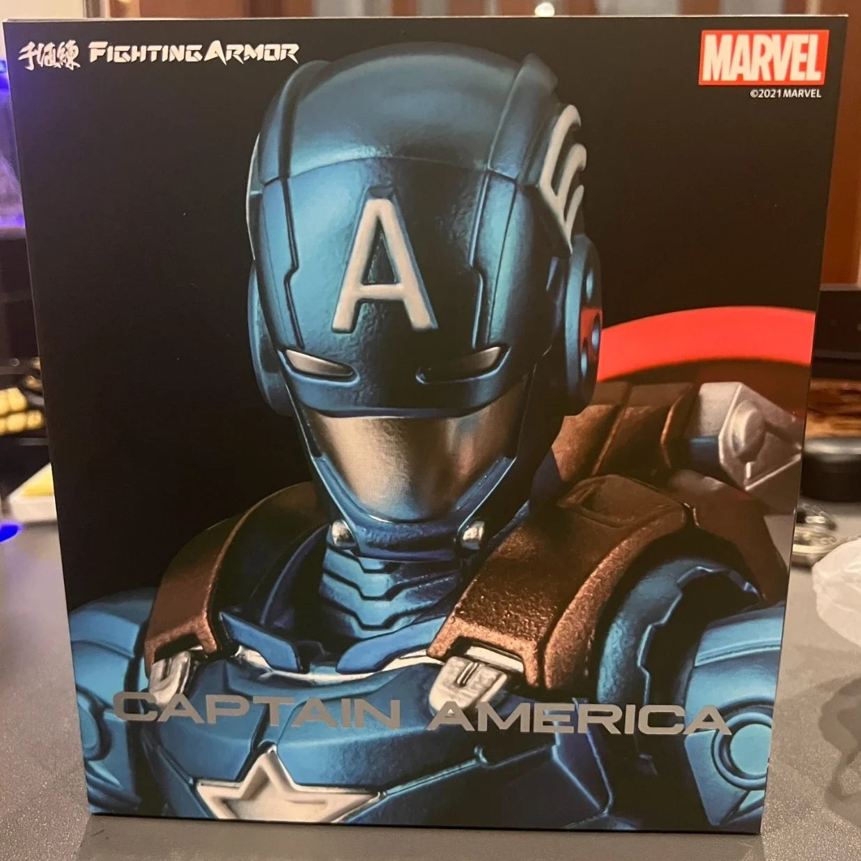 【MT】Sentinel Marvel Fighting Armor Marvel Series Captain America Steven Rogers Movable Anime Model Anime Figure
