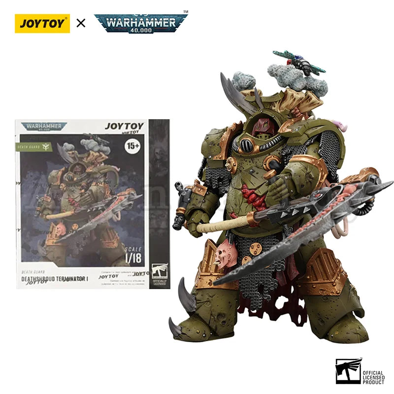 JOYTOY 1/18 Action Figure 40K Death Guard Deathshroud Terminator Anime Model Toy Gift