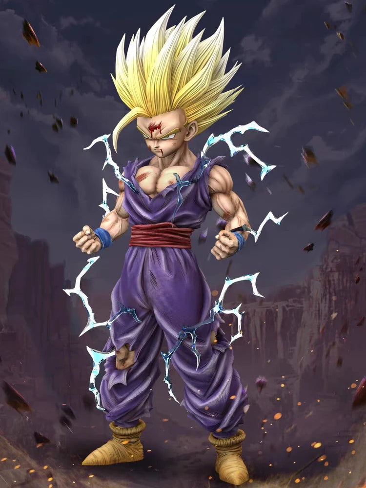 Dragon Ball Z Figur Son Gohan Actionfiguren Super Saiyajin Son Gohan Figur PVC Puppe Statue Sammlung Modell Kinder Spielzeug Geschenke