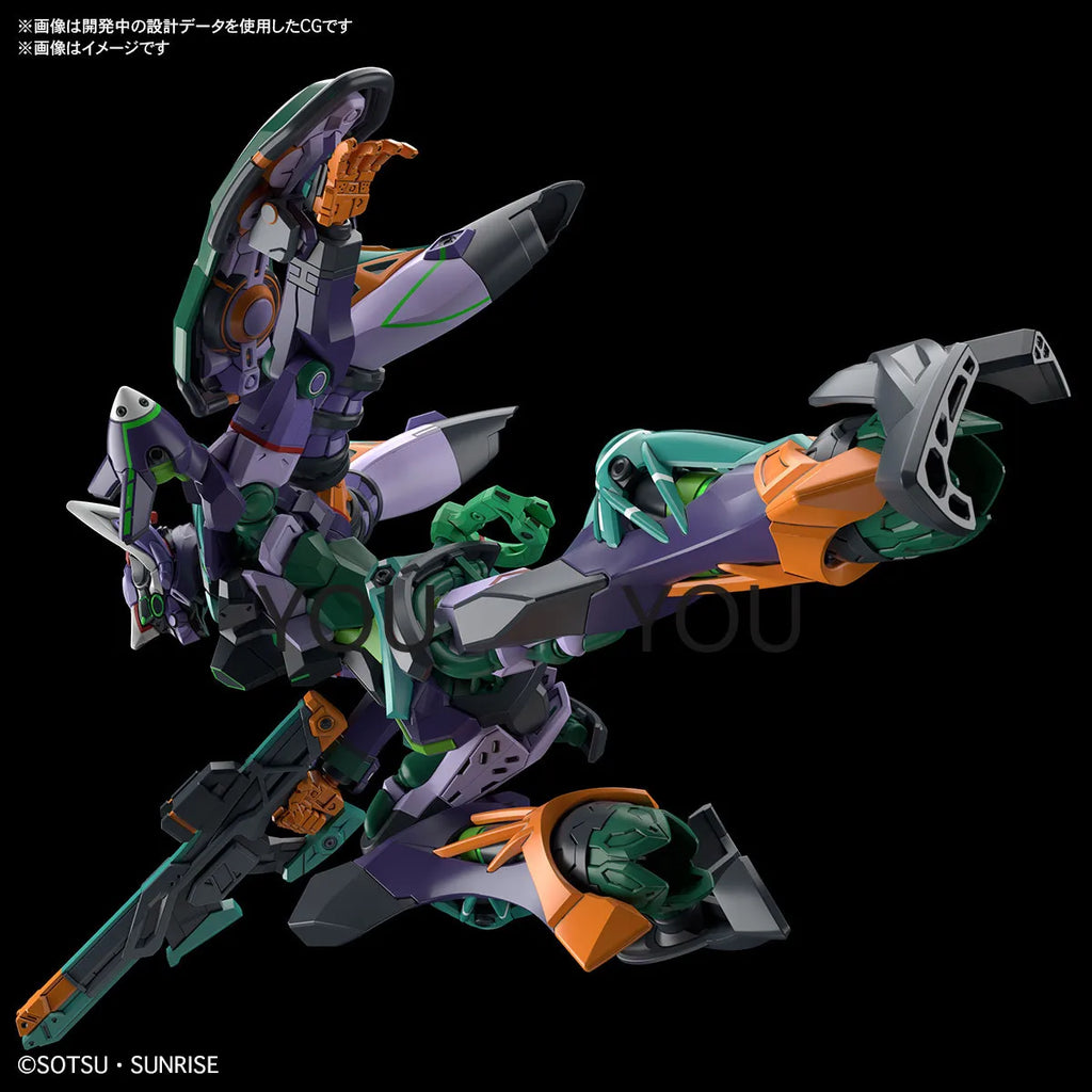 Adults Fun in Stock BANDAI HG 1/144 Gundam GQuuuuuuX GFreD Assembly Model Ver. Anime Action Figures