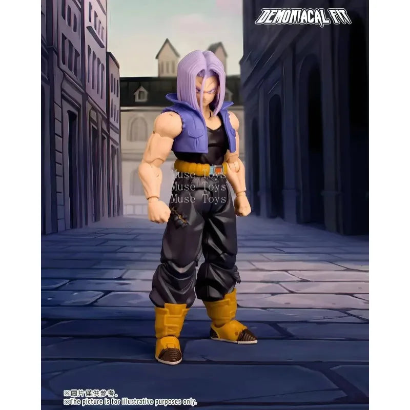 Demoniacal Fit Dragon Ball Z SHF Super Saiyan Trunks The Boy From The Future Son of Tomorrow Action Figure Models Toys In Stock