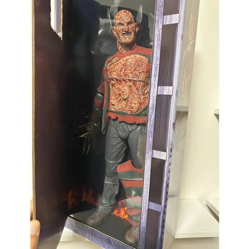 1/4 Nightmare Ghost Street Fredy Revenge Movable Joint Action Figure 45cm Devil Replacable Wears Model Toys Collect Ornaments