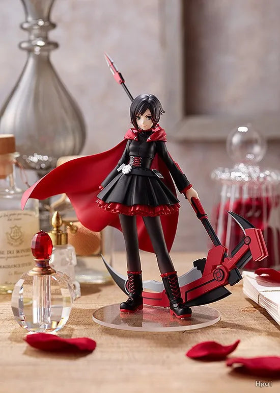 In Stock Original GSC POP UP PARADE RWBY Ruby Rose Animation Doll Figure Model Toys Gifts Collection Ornaments