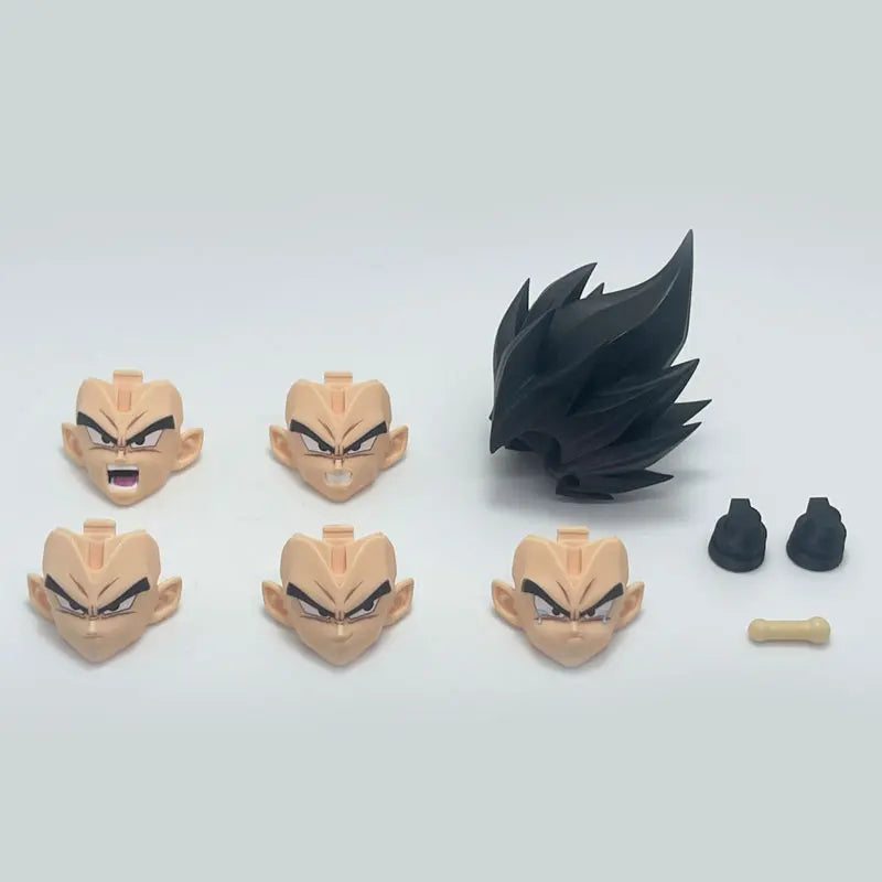 Tiger Toy Vegito Head Accessory Part Suit 2.0 3.0 Figure Dragon Ball Super Saiyan God Anime Action Figure Figurine Toys Gifts