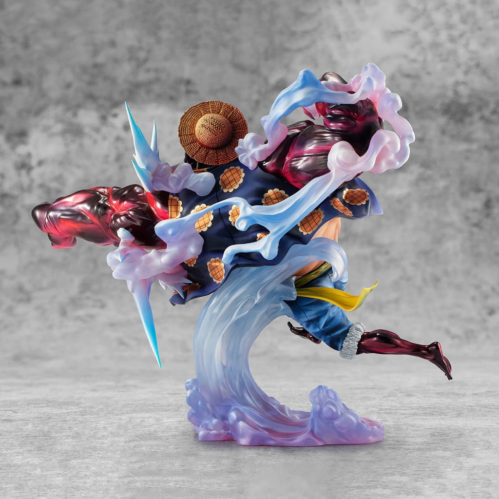 В наличност One Piece Monkey D. Luffy Gear 4 Bouncy Man Megahouse POP SA-MAXIMUM Колекционерски орнаменти Кутия Маркови играчки Подаръци