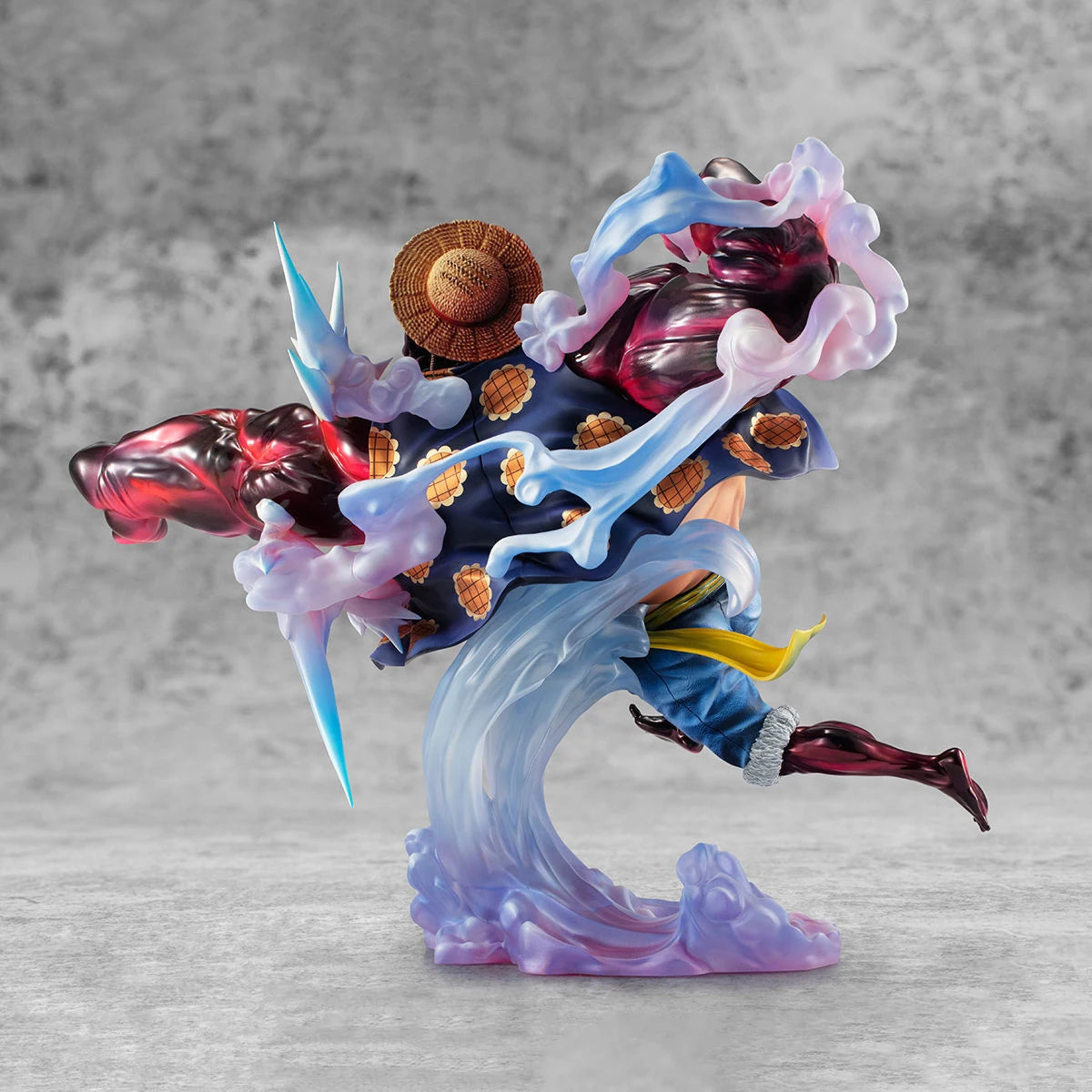 В наличност One Piece Monkey D. Luffy Gear 4 Bouncy Man Megahouse POP SA-MAXIMUM Колекционерски орнаменти Кутия Маркови играчки Подаръци