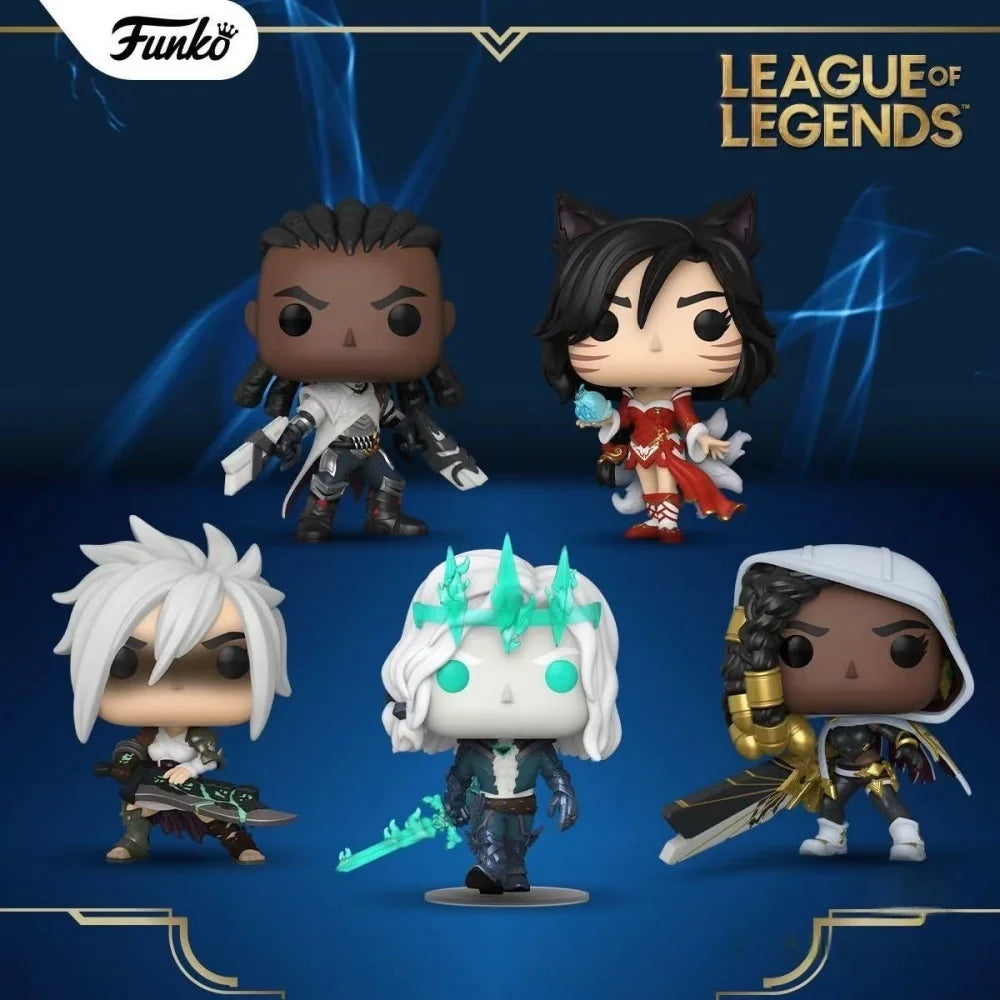 Jinx Action Figure Funko Pop League of Legends Series Vi Ekko Silco Figure Model Original Limited Edition Collectible Toy Gifts