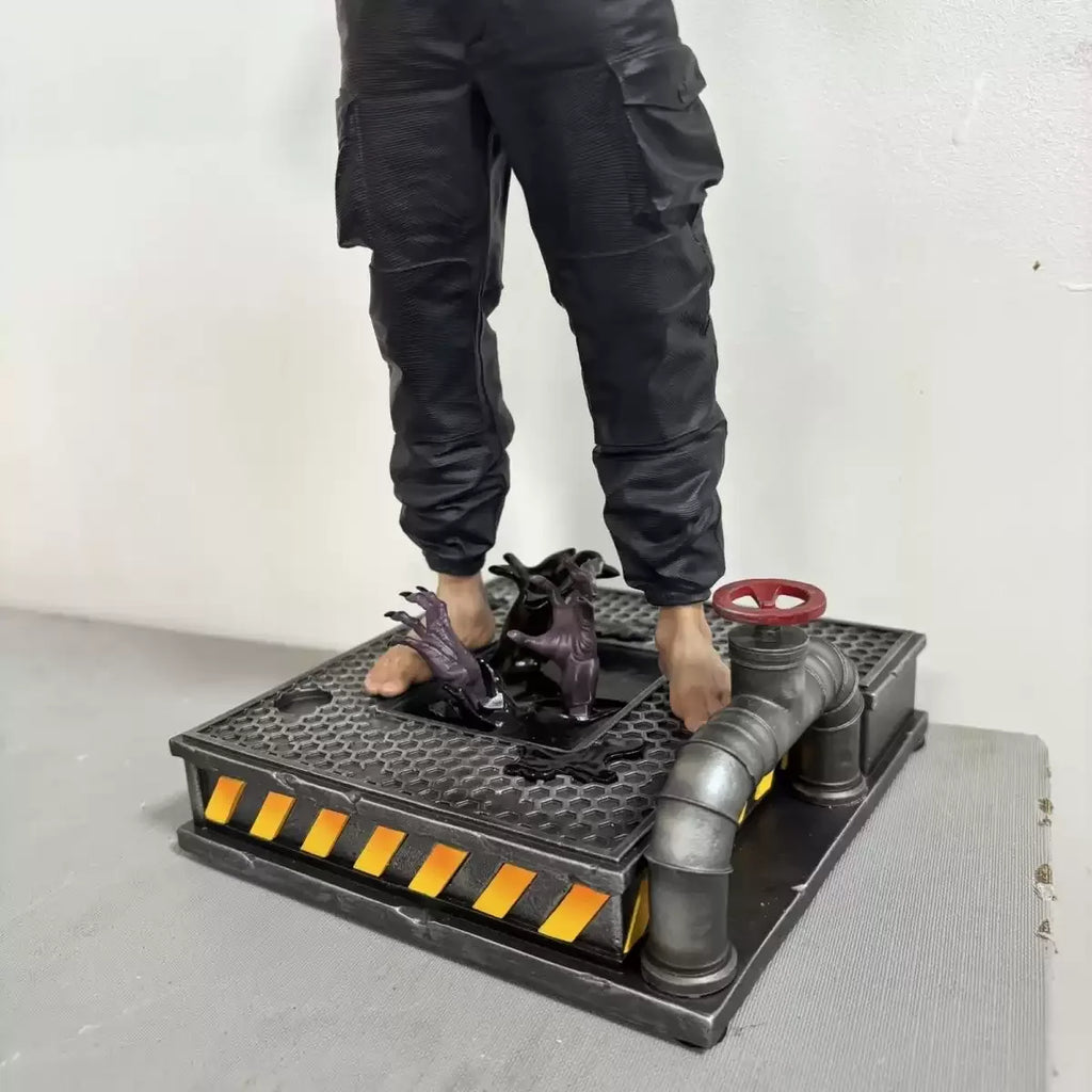 In Stock 32cm Leon Scott Kennedy Anime Figure Resident Evil Game Gk Statue Figurine Model Doll Collection Decora Desk Gift Toys