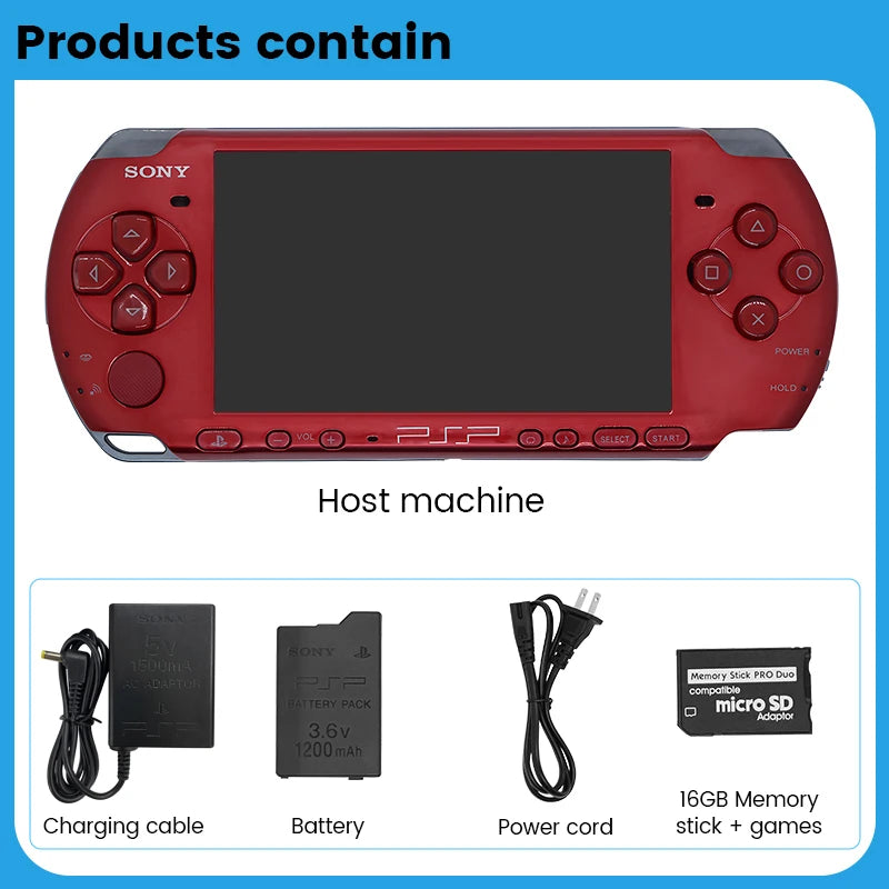 Original Sony psp 3000 Handheld Game Console (PSP-3006) psp sony 3000 PlayStation PSP3000 Game Console (Including games)