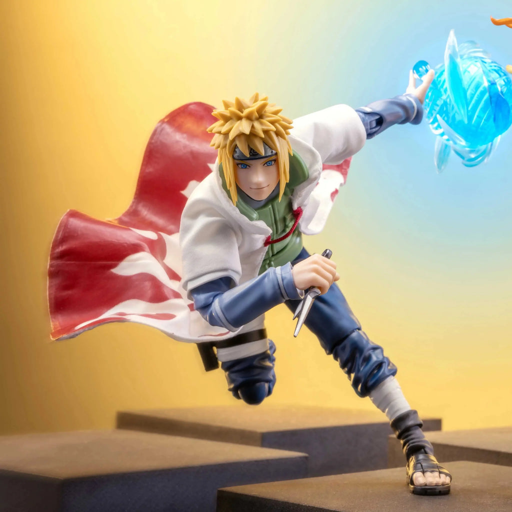Anime Naruto SHF 1/12 Namikaze Minato Fourth Hokage Cloak Action Figure Clothing Toys Model Accessories Cloth Clothes
