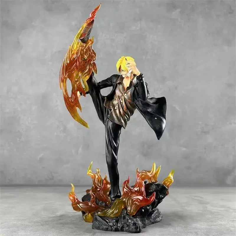 30 см аниме фигурка One Piece Kick The Leg Sanji GK статуя екшън фигурки кукла колекция модел играчки подарък