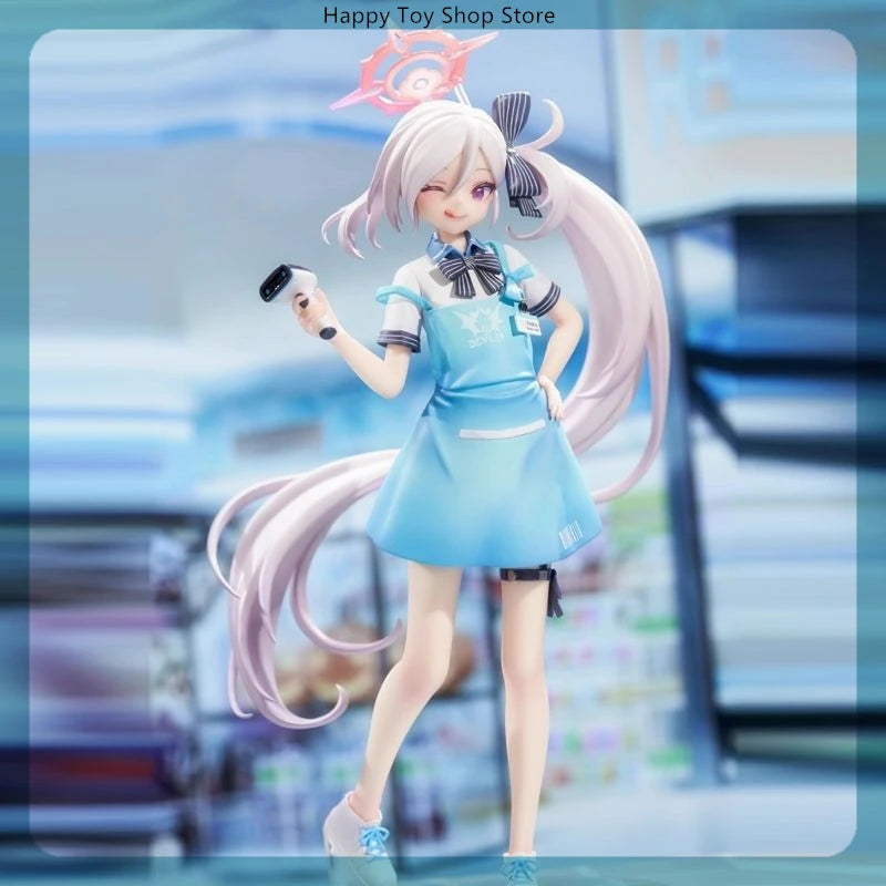 24cm Blue Archive Asagi Mutsuki Cashier Standing Game Girl Figures Models Statue Models Boys Collectible Ornament Doll Toys Gift