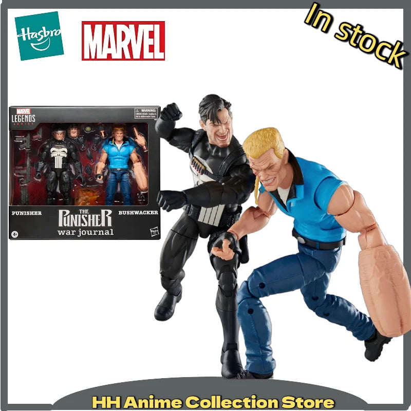 In Stock Hasbro Marvel Legends Series Punisher War Logs Punisher and Executioner Action Figures Collections Gifts Hobbies