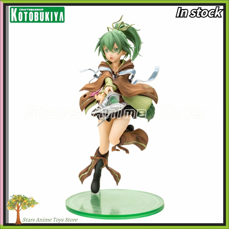 Original Kotobukiya Yu-Gi-Oh Duel Monsters Wynn The Wind Charmer 1/7 Animation Figure Collection Ornaments Model