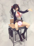 【AY】Futaba Ayaka 1/7 China Ver. Double Ponytail JK Uniform Pretty Girl Desktop Ornament 18+ Figure Anime Model Toys Hobby