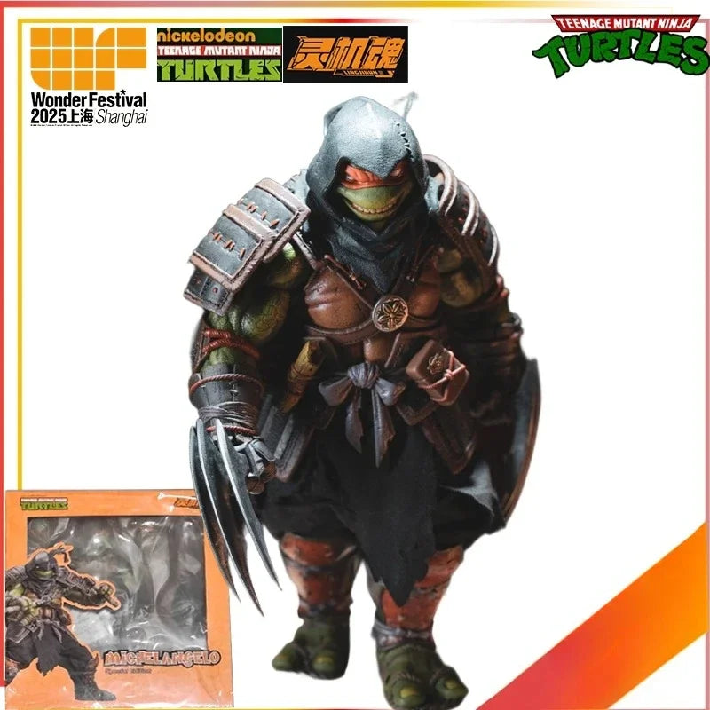 Spot SaleLINGJISou Original2025  Teenage Mutant Ninja Turtles Series Character Model Toy Gift Collectionin Stock