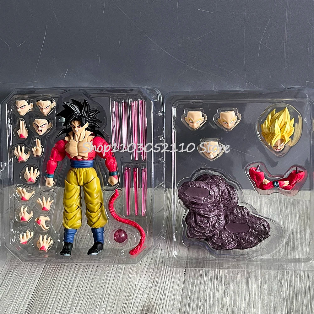 Dragon Ball Z Son Goku Figure SHF S.H.Figuarts Ssj4 Super Saiyan 4 Untamed Power Action Figures Model Toys Birthday Gifts