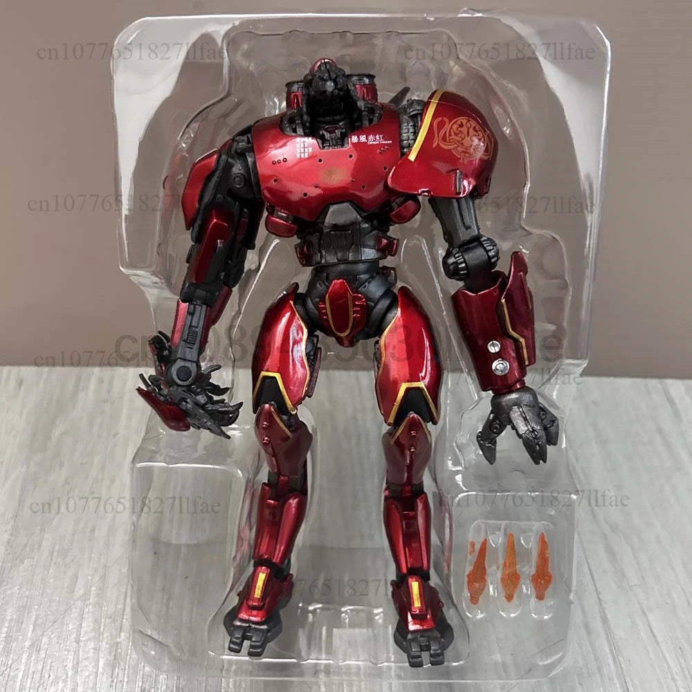 NECA Figure Pacific Rim Figure LED Red Tramp Japanese Mecha Gipsy Danger Obsidian Fury The Eureka Raiders Armour Room Decor Gift