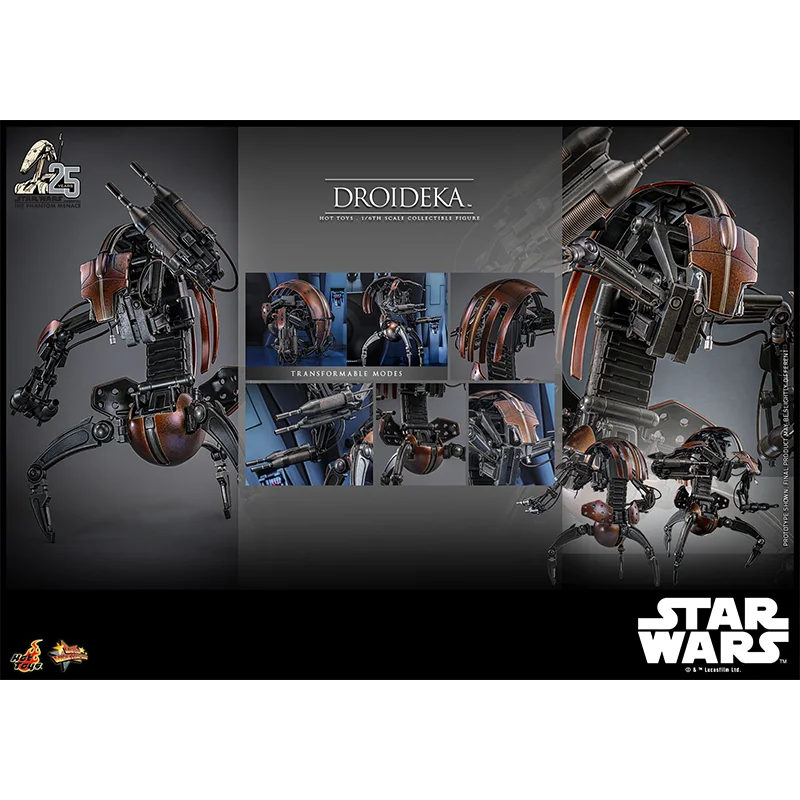 Original Hot Toys HT MMS755 Droideka Star Wars Episode I The Phantom Menace 1/6 In Stock Anime Action Collection Figures Model