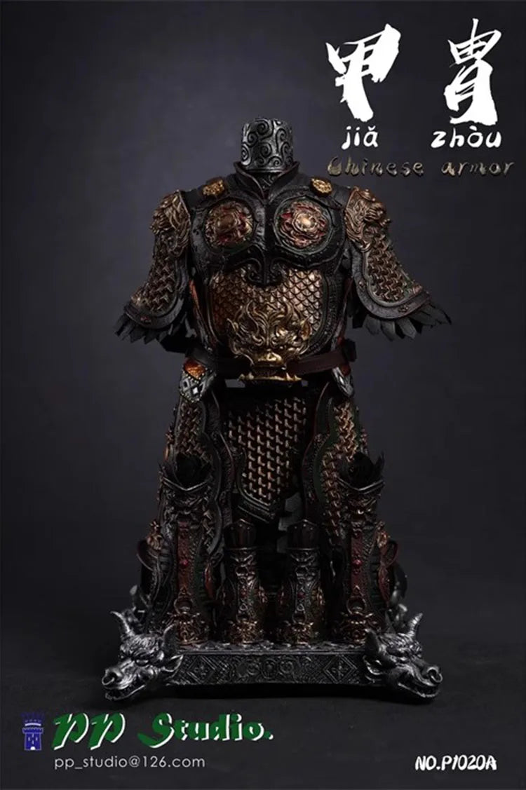 PP Studio P1020 1/6 Soldier Ancient Chinese Alloy Armor Set Model Toy Accessories Fit 12'' Action Figure Doll In Stock