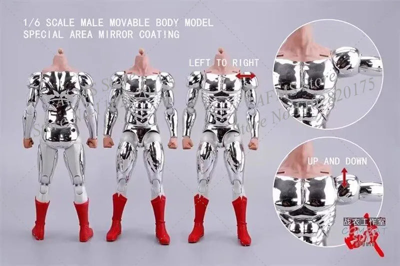 COMBA SUIT 1/6 SN02 Superhero Super Flexible Body Model Night Messenger Battle Suit Fit 12Inch Action Figure Soldier Head Sculpt