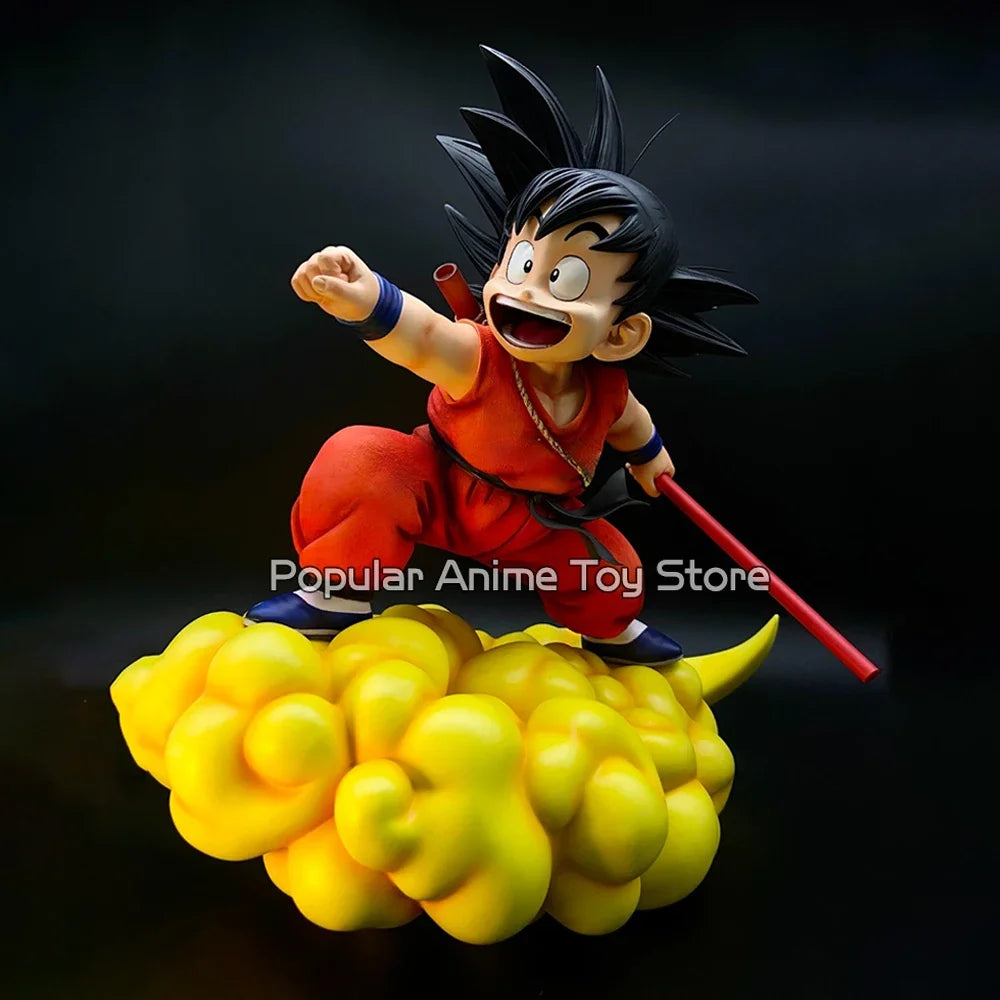 7.87in/20cm Anime Dragon Ball Figures Son Goku Somersault cloud Action Figures PVC Statue Collection Model Toys Christmas Gifts