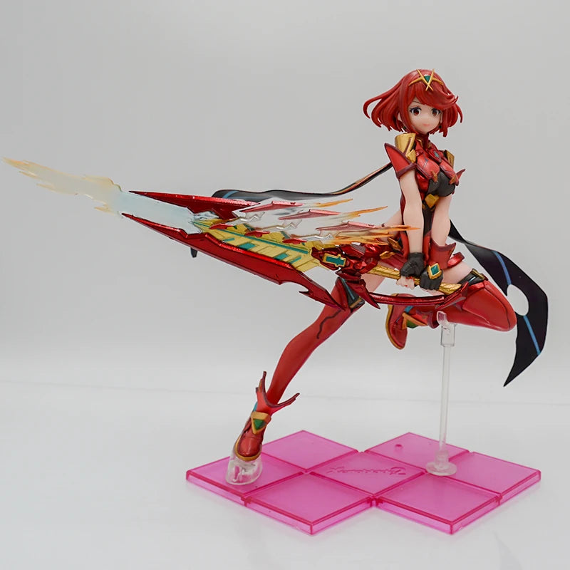 23cm Xenoblade Chronicles 3 Mio Anime Game Figure Mythra/Hikari Action Figure Pyra/Homura Figurine Collectible Model Doll Toys