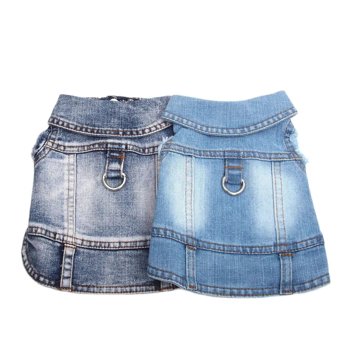 Hunde und Katzen Jeans Mantel Jacke Abschleppbar Denim Weste Katze Welpen Frühling/Herbst Kleidung Bekleidung